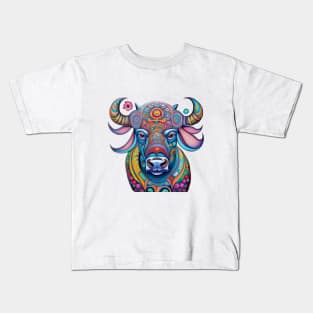 Buffalo in the Chinese horoscope Kids T-Shirt